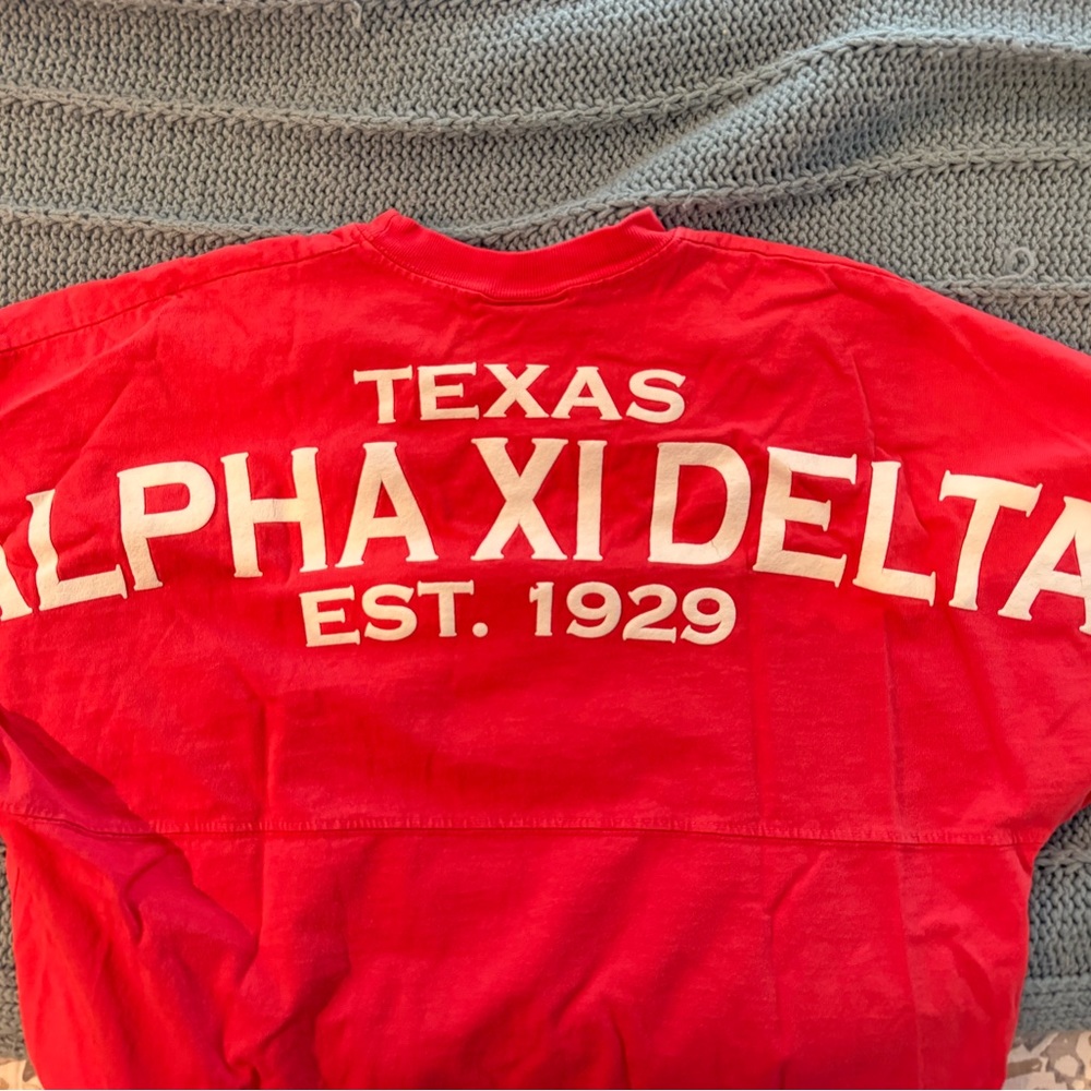 Alpha Xi Delta Red Spirit Women's Jersey Medium